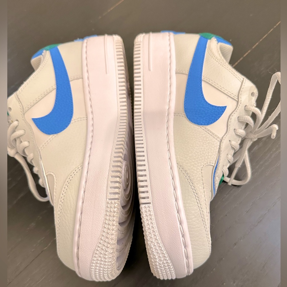 RARE Nike Air Force 1 Green Blue size 7 - Picture 5 of 11